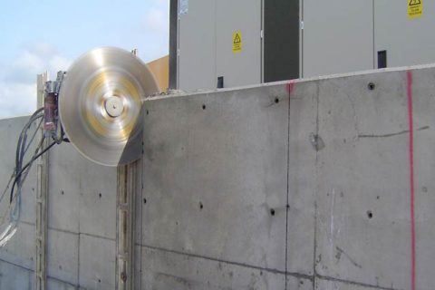 Rezanje betonskog zida